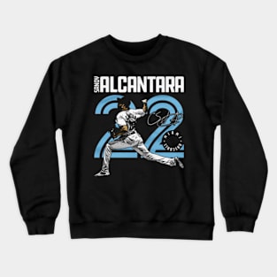 sandy alcantara inline Crewneck Sweatshirt